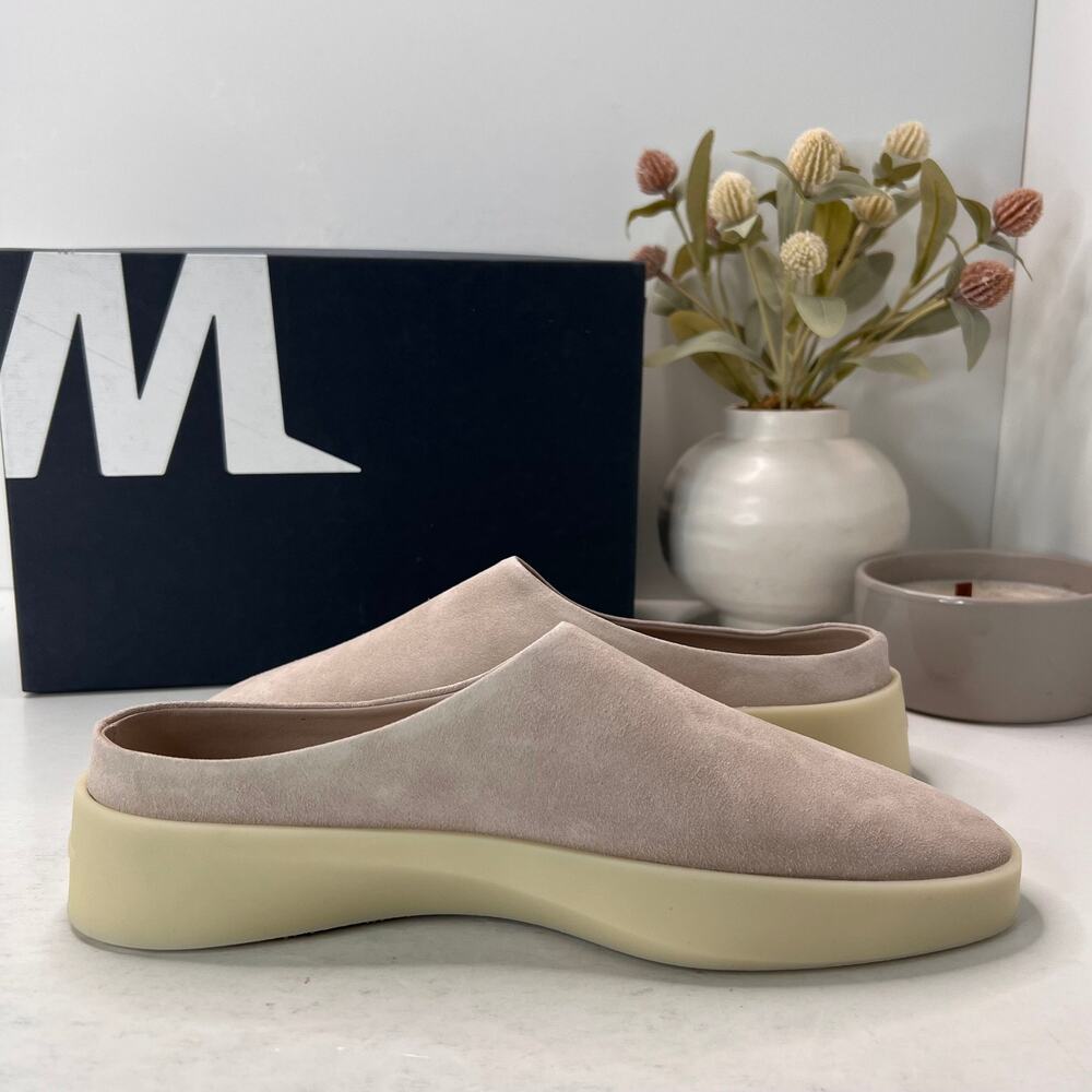 Wolf & Shepherd Shoes Cruise Mule Fair Slip On Gray/Vanilla Men 7.5/Women 9 NWB - Picture 7 of 10